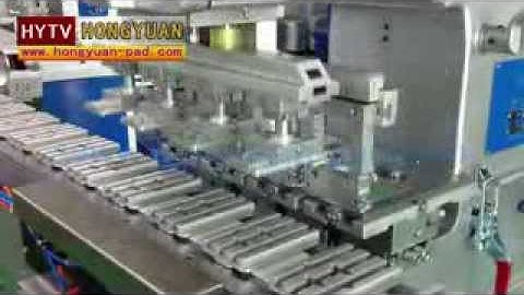 Four color pad printing machine