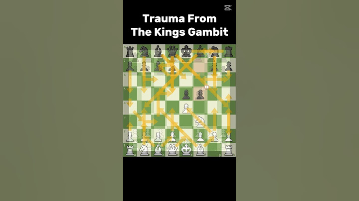Flashbacks from the Kings Gambit ☠️