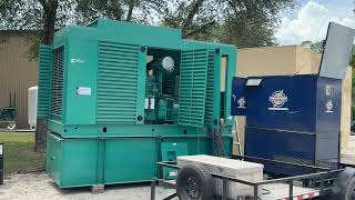 Cummins 500 kW Load Test At Florida Yard
