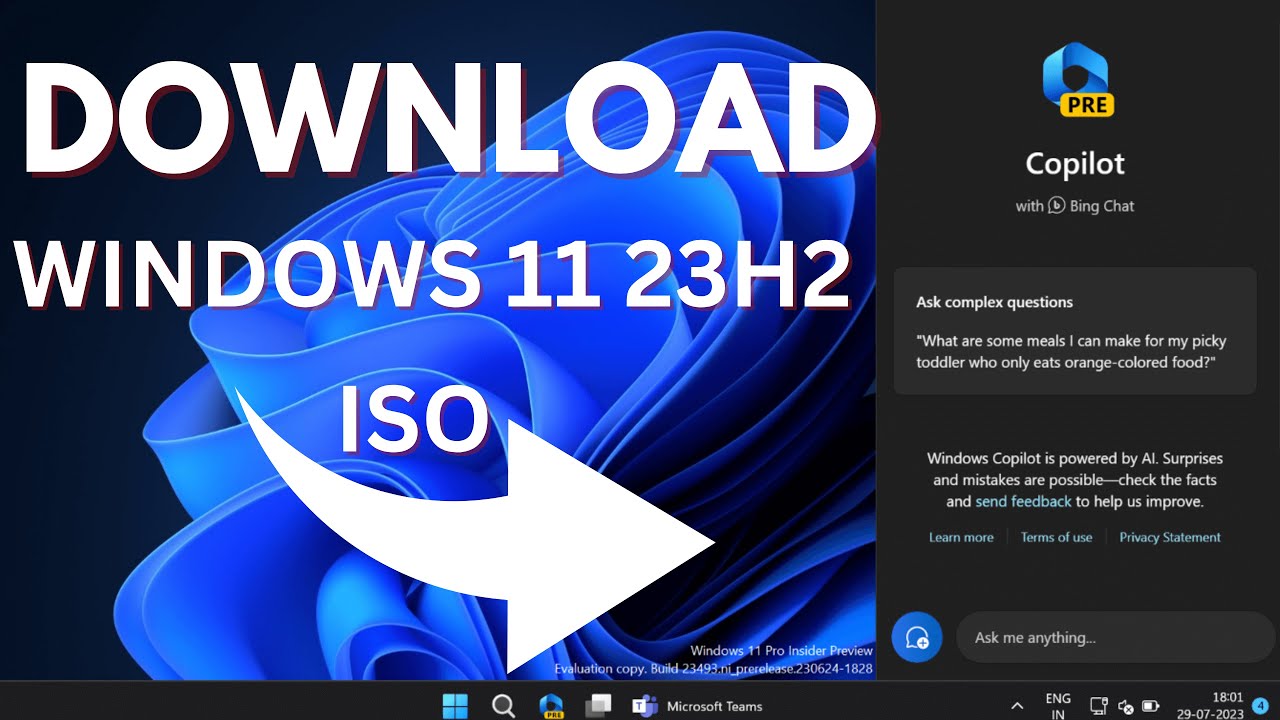 How to download a Windows 11 23H2 ISO from Microsoft