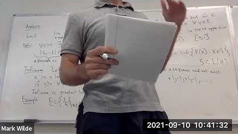 Lecture 6: Quantum Information Theory - Fall 2021 - Mark Wilde