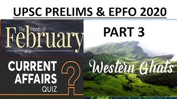 INSIGHTSIAS QUIZ-ENVIRONMENT PART 3 FEBRUARY 2020:UPSC/STATE_PSC/SSC/EPFO