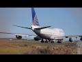 United Airlines B747 takeoff 34L at Sydney Airport (YSSY) HD - Sony Alpha SLT-A57 DSLR