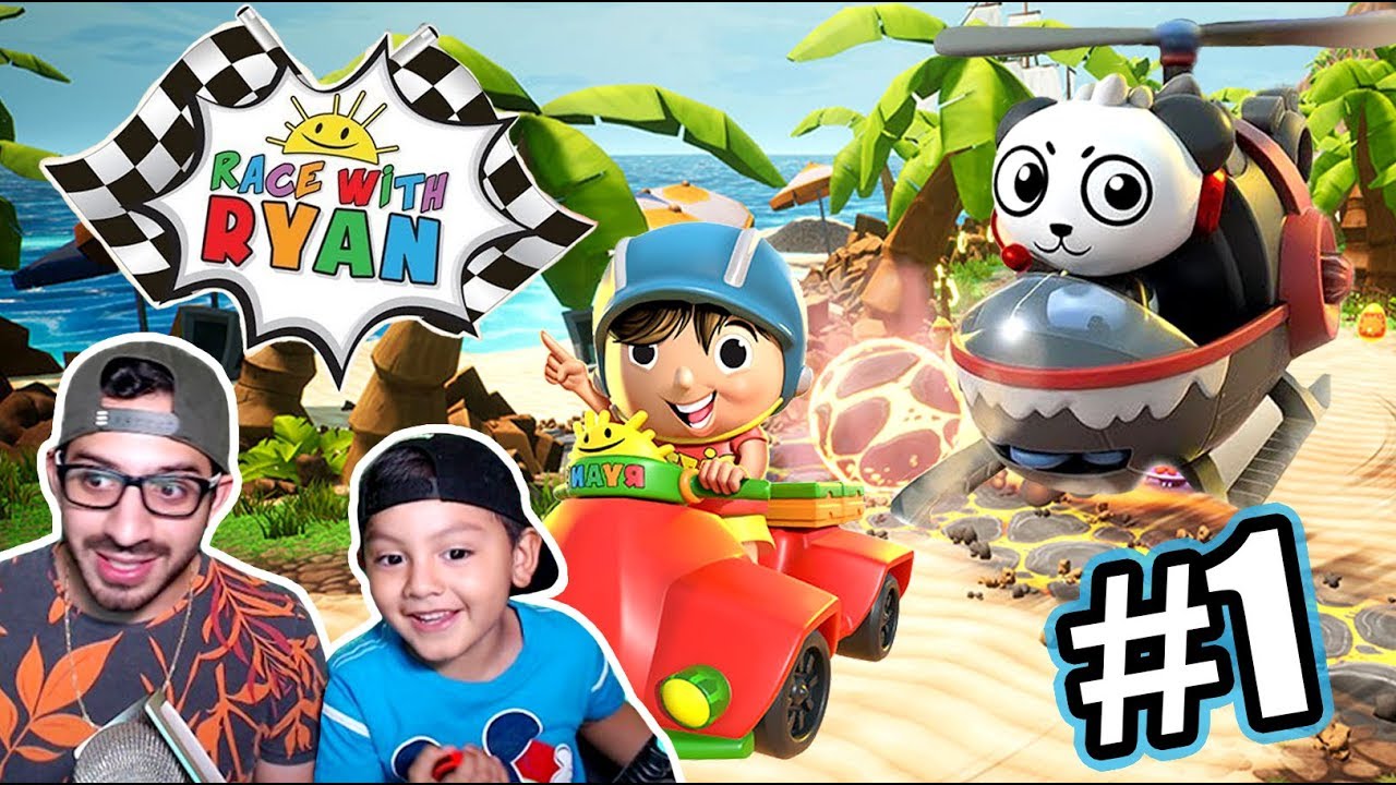 Carreras en el Parque con Combo Panda | Race with Ryan | Juegos Karim Juega