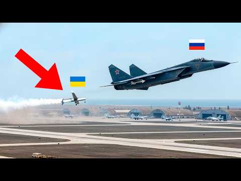 Video Ucrania Atacó un MiG-31 Ruso en Belbek — Y ESTO Pasó...