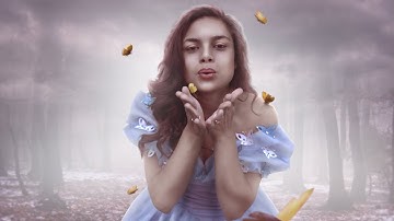 Butterfly Lady - Photo Manipulation Tutorial - VisualRix
