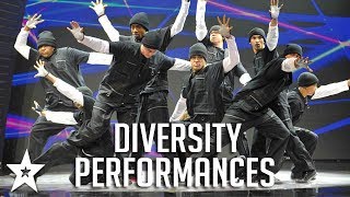 ALL FULL Diversity Performances on Britain's Got Talent! | Got Talent Global