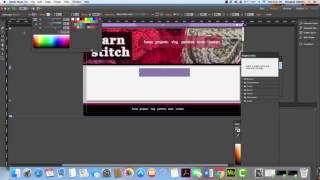 Adding Text and Color Fills to your Muse Project