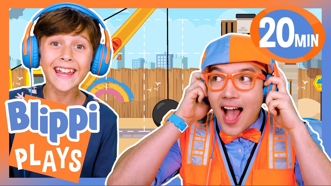 Playing the New Blippi Mobile App! | BEST OF BLIPPI PLAYS | Roblox Gaming Videos for Kids