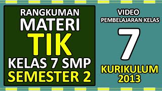 Summary of ICT Material for Grade 7 Junior High School Semester 2 2013 Curriculum screenshot 4