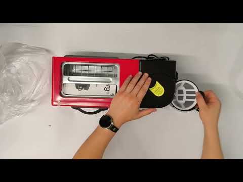 Електрична піч для сніданку 3в1 з кавоваркою та жарильною поверхнею потужністю 3800 Вт багатофункціональна, видео 1