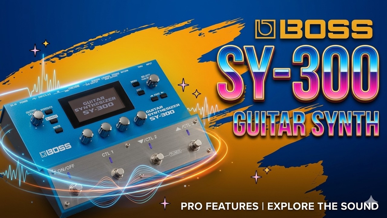 BOSS SY-300 Guitar Synthesizer 動作品 Guitar बाट Synth Sound | Boss SY-300 Guitar Synthesizer - YouTube