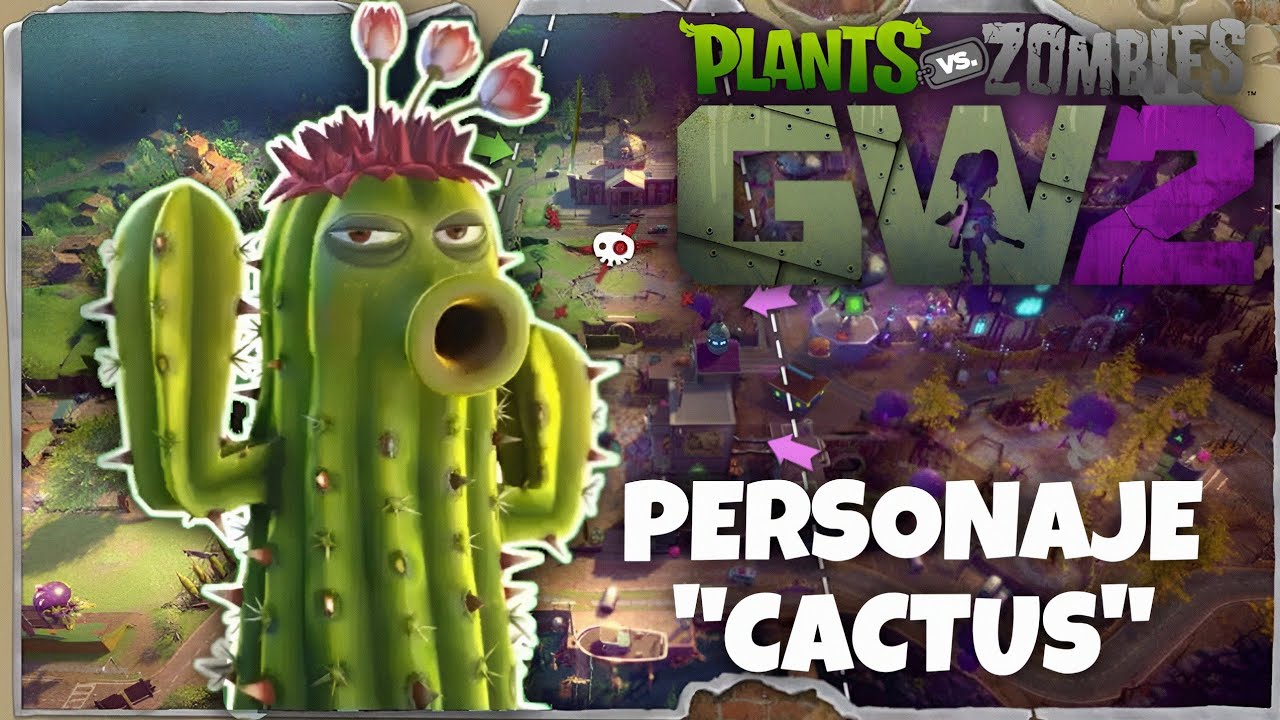 PROBANDO PERSONAJE "CACTUS"!!! - PLANTS VS ZOMBIES GARDEN WARFARE 2 - 🔴 ...