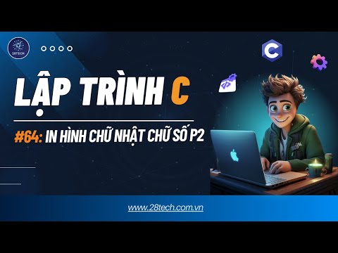 Video #64 [Bài Tập C (Hình Vẽ, Vòng Lặp)]. Vẽ Hình Chữ Nhật... - youtube