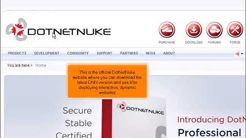 How to download and get DotNetNuke ready for installation