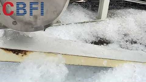 【CBFI】 The rake system of the 30-ton tube ice machine was commissioned at the factory.