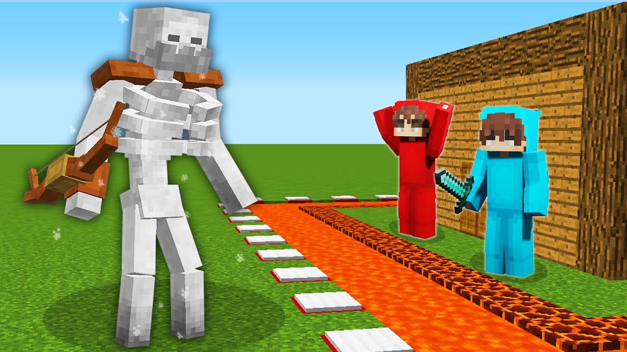 Mutant Skeleton Vs SCP 6661 1! Minecraft Mob Battle #minecraft  #minecraftshorts #games 