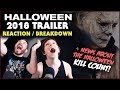 Halloween 2018 Trailer REACTION / BREAKDOWN + News About Halloween Kill Count!