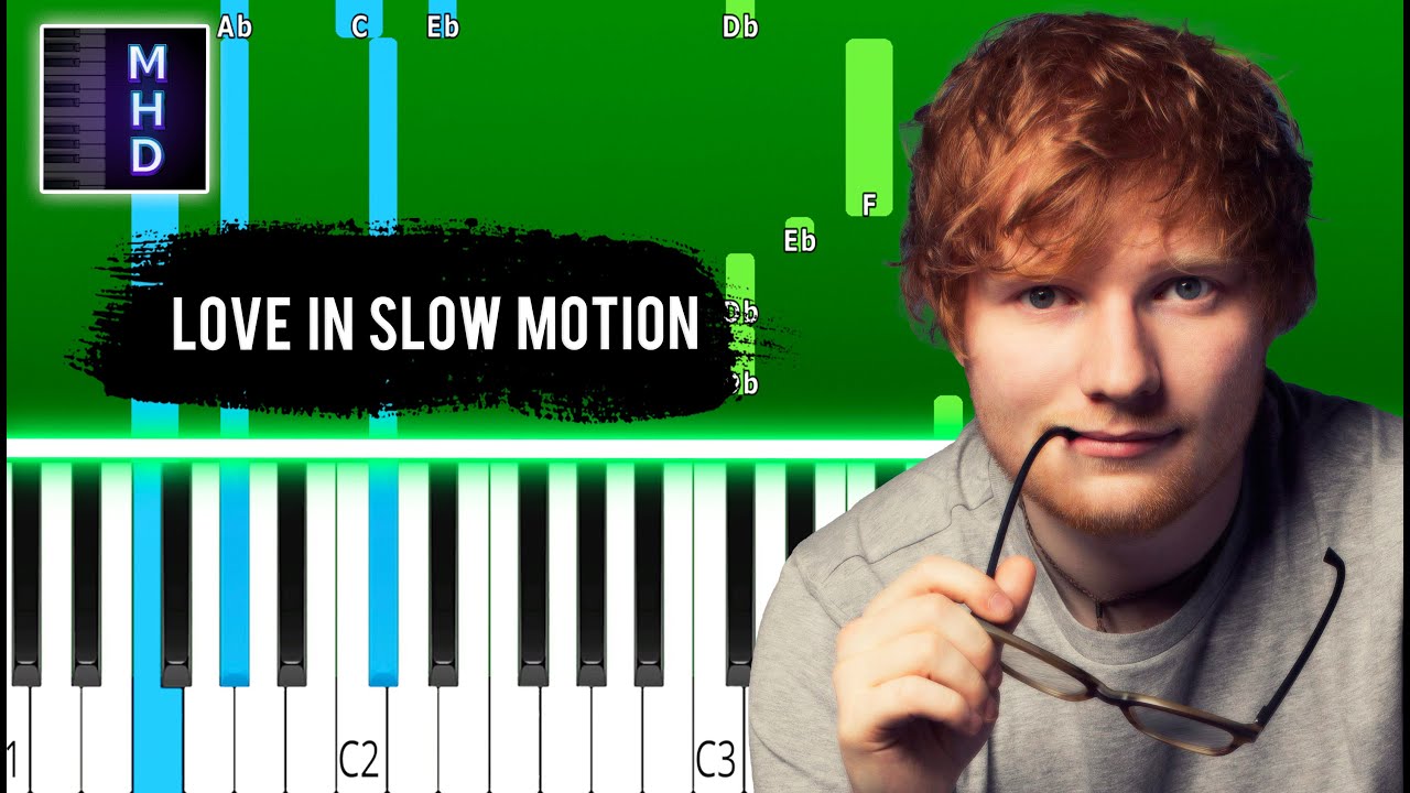 Ed Sheeran - Love In Slow Motion - Piano Tutorial