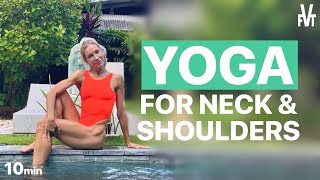 NECK AND SHOULDER RELIEF YOGA - Best Stretches For Results screenshot 5