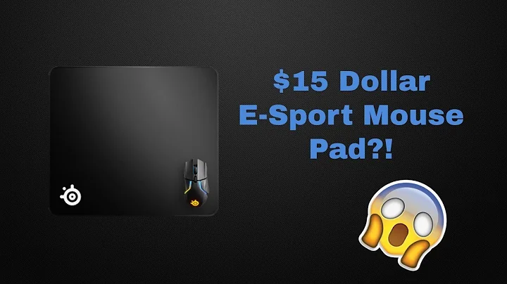 BEST BUDGET E-SPORT GAMING MOUSE PAD?! // Steelseries QcK Large Mouse Pad Unboxing