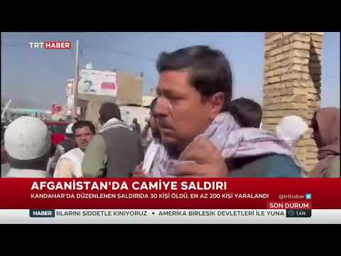 Afganistan'da Camiye Bombalı Saldırı 15.10.2021 TURKEY