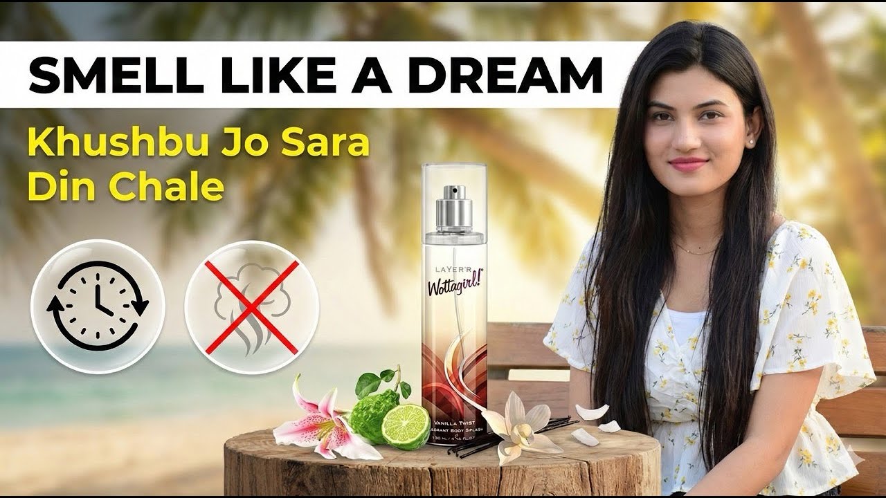 Layer’r Wottagirl Vanilla Twist Body Spray Review | Layer'r Wottagirl Perfume Review | Price ✅