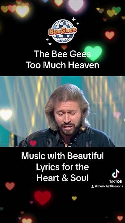 The Bee Gees Too much Heaven #barrygibb #thebeegees #music #toomuchheaven #gibbbrothers # shorts