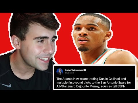 Reacting to Dejounte Murray TRADED to the Hawks for THREE 1st Round Picks!