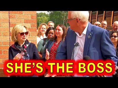 Tim Walz EMASCULATED by WIFE Gwen Announcing 3rd TERM Run.....