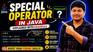 Special Operators in Java | instanceof Operator Explained with Real Examples