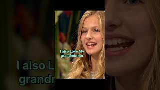 Princess Leonor Mentiongrandmotherfuture Queen Of Spain .