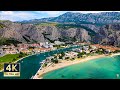 Omis croatia  4k beach and old town walking tour 2023