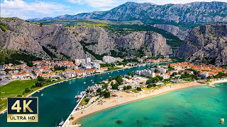 Omis Croatia 🇭🇷 4K Beach and Old Town Walking tour 2023