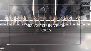 1ST MISS SIMS UNIVERSE 2023 Top 15 announcement