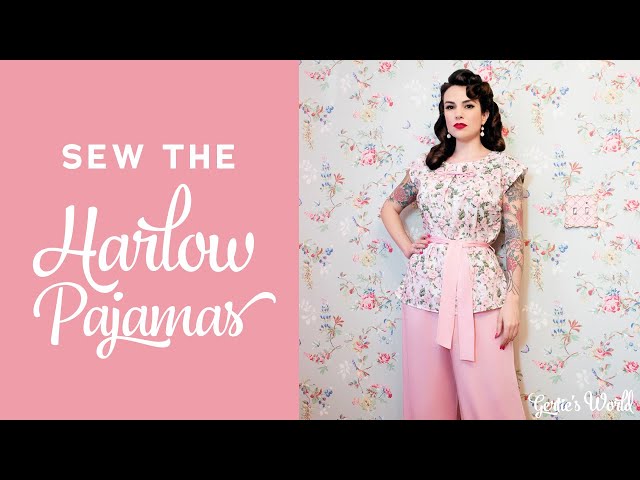 Sew the Harlow Pajamas: FREE Beginner Sewing Pattern!