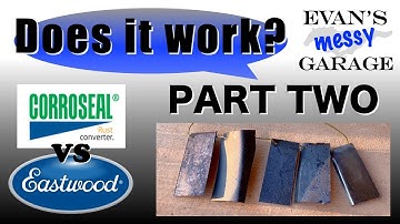 Corroseal vs. Eastwood roestomvormer deel 2: roestige update