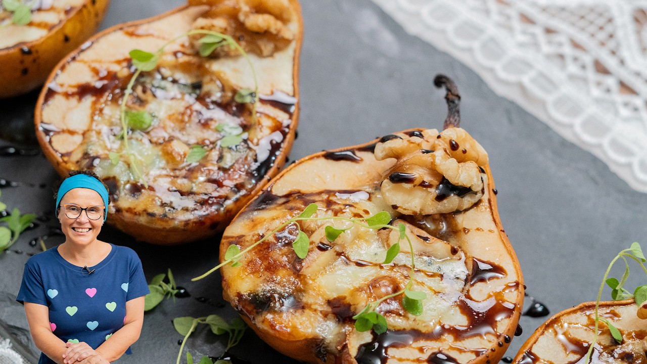 APRENDA A FAZER UMA ENTRADA COM PERA COM GORGONZOLA E NOZES