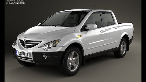 3D Model SsangYong Actyon Sports 2006 - 3D Model at 3DExport.com