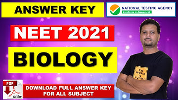 NEET 2021 Answer Key | Biology Answer Key | Paper Code P3 | NEET 2021 | NEET 2021 Solution