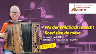 Thijs Huver speelt Harmonika bij Koffieconcert van Mannenkoor Mignon Geleen - 21 april 2024 - Deel 2