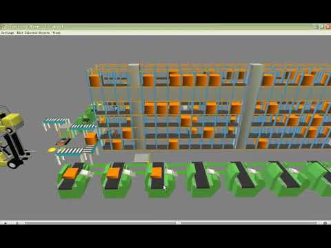 3D-Автоматический склад для хранения метизной продукции.