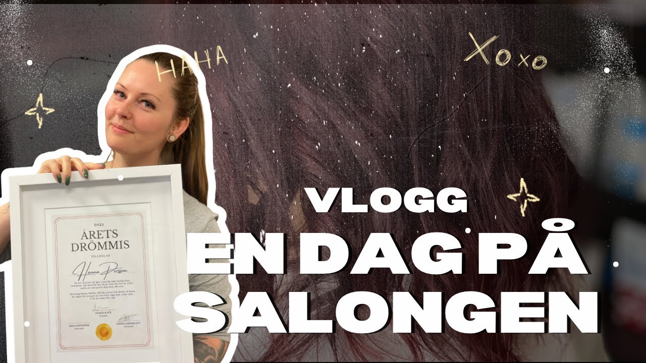 EN DAG PÅ SALONGEN | Vlogg