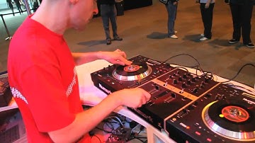 BPM 2010 - DJ Rasp on the Numark stand