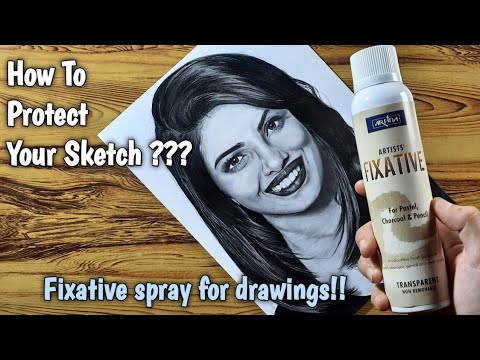 Artists' Fixative and How to Spray a Drawing
