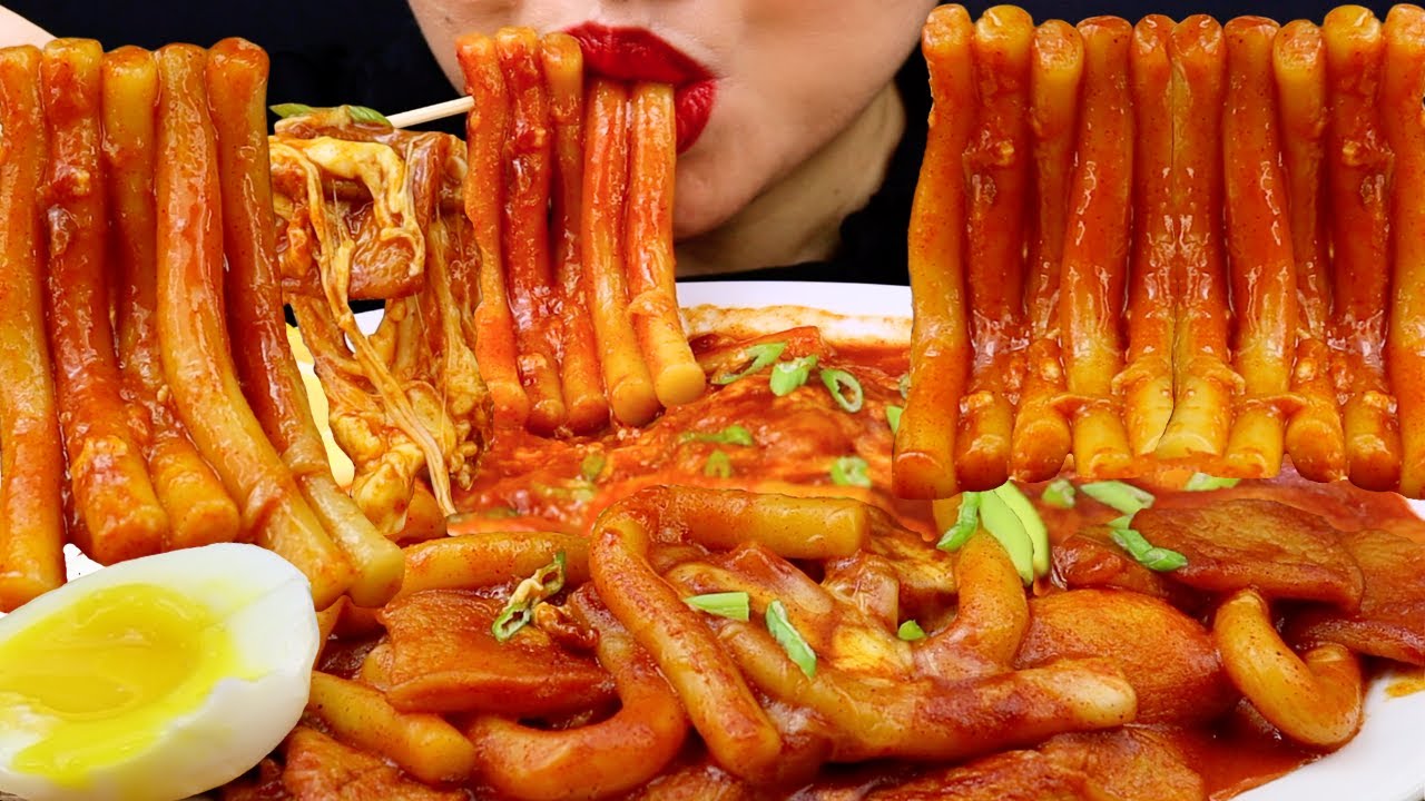 ASMR Spicy & Cheesy Tteokbokki Irresistible Rice Cake Sounds! | KLE ASMR