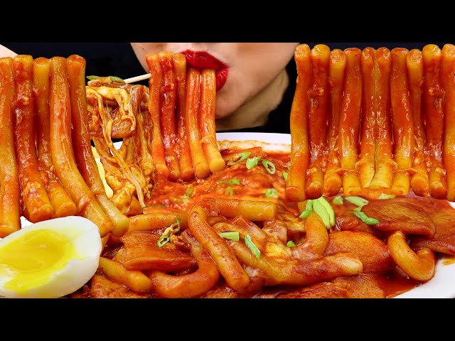 ASMR Spicy & Cheesy Tteokbokki Irresistible Rice Cake Sounds! | KLE ASMR
