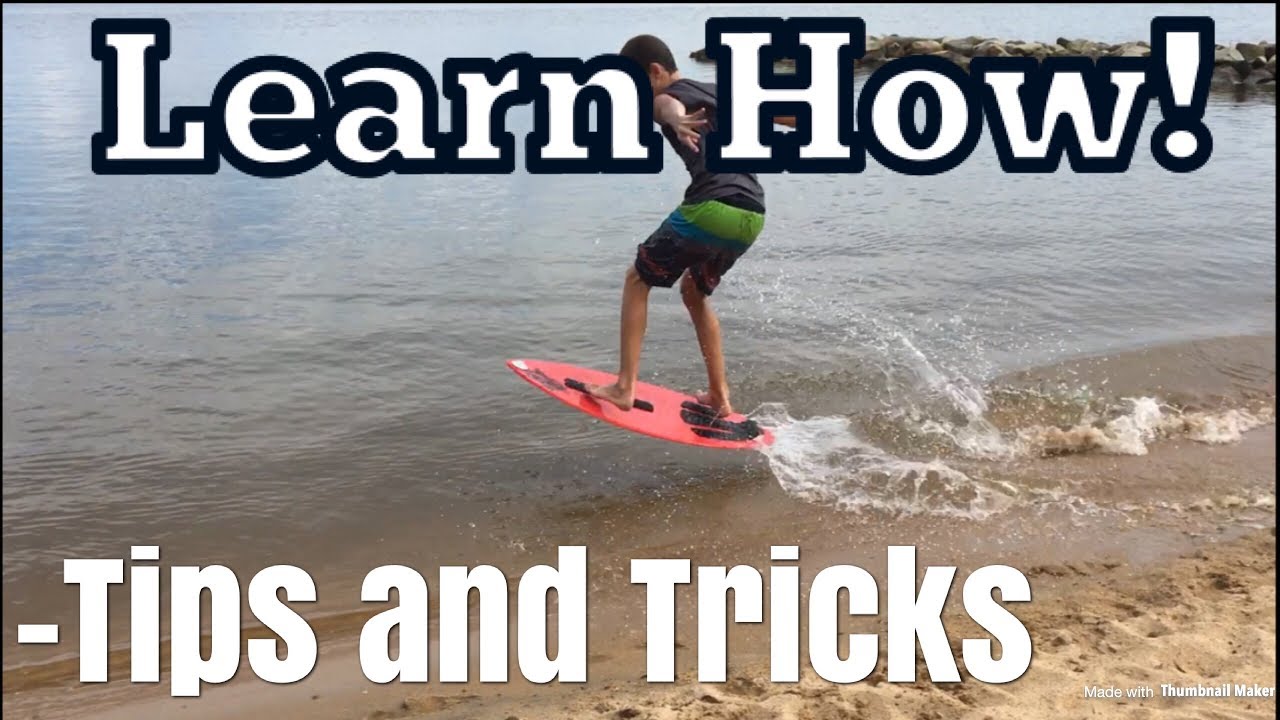 How To Ollie On A Skimboard