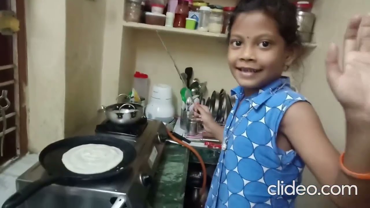My Little Chef Darshni’s First Dosa!