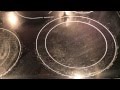 How to clean your glass cooktop using baking soda!